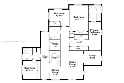 Casa en alquiler en Miami, Florida, 4 dormitorios, 159.51 m2 № 1975797 - foto 16