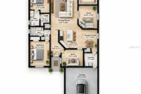 Villa ou maison à vendre à Winter Haven, Floride: 3 chambres, 129.51 m2 № 2405070 - photo 5