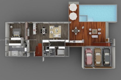 Снять в аренду виллу или дом в Лейк-Уорт, Флорида 6 спален, 501.49м2, № 2038018 - фото 5