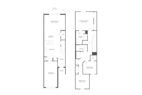 House floor plan «163SQM», 3 bedrooms in WESLEY RESERVE AT CHAPEL CROSSINGS