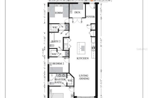 Copropriété à vendre à Kissimmee, Floride: 3 chambres, 123.37 m2 № 2431061 - photo 8