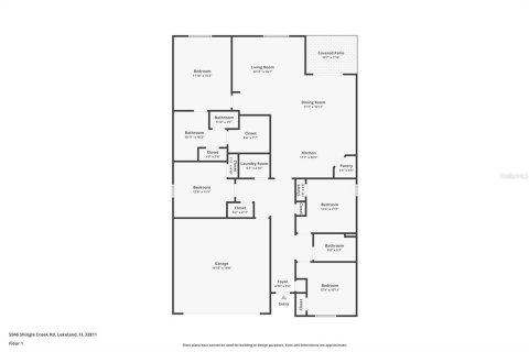 House in Lakeland, Florida 4 bedrooms, 169.83 sq.m. № 2215856 - photo 30