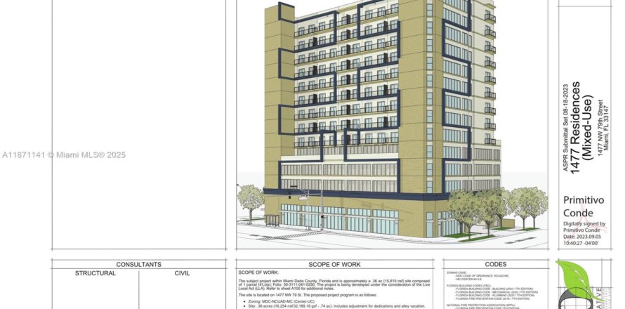 Commercial property in Miami, Florida № 1895650
