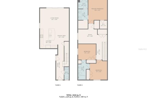 Adosado en venta en Riverview, Florida, 3 dormitorios, 165.83 m2 № 1919897 - foto 24