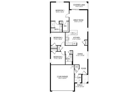 House in Parrish, Florida 3 bedrooms, 139.73 sq.m. № 1853296 - photo 19