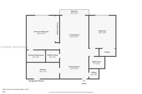 Condo in North Bay Village, Florida, 2 bedrooms № 2370022 - photo 5