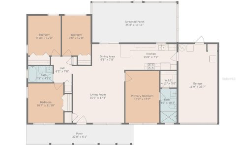 Casa en venta en Saint Petersburg, Florida, 4 dormitorios, 122.45 m2 № 1877325 - foto 22