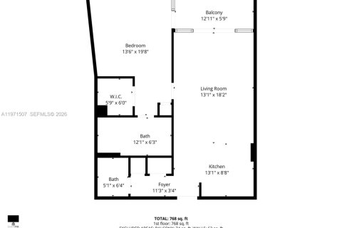 Condominio en venta en Miami, Florida, 1 dormitorio, 70.7 m2 № 2032291 - foto 3