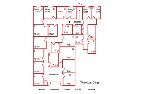 Immobilier commercial à louer à Land O' Lakes, Floride: 1794.5 m2 № 1251119 - photo 21