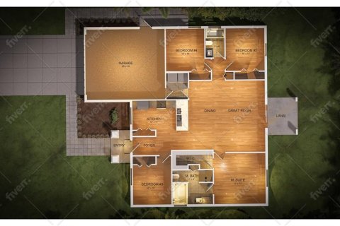 Купить виллу или дом в Гудзон, Флорида 3 комнаты, 185.8м2, № 2359401 - фото 4
