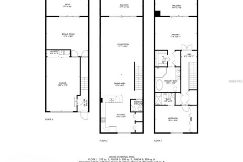 Touwnhouse à vendre à Treasure Island, Floride: 2 chambres, 162.58 m2 № 1907107 - photo 6