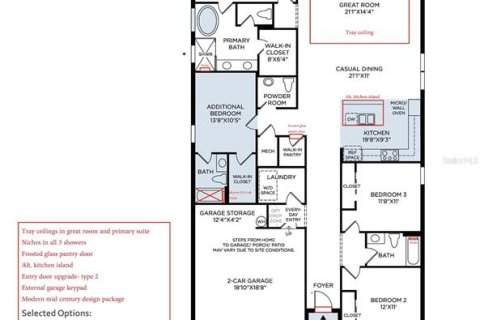 Villa ou maison à vendre à Apopka, Floride: 4 chambres, 215.25 m2 № 2431721 - photo 2