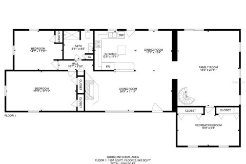 House in Brooksville, Florida 4 bedrooms, 235.97 sq.m. № 1883053 - photo 16