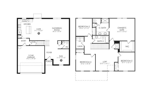 Планировка виллы или дома «221SQM» 4 спальни в ЖК SUMMERS CAY