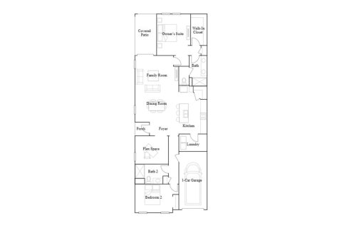 House floor plan «149SQM», 2 bedrooms in SOUTHSHORE BAY
