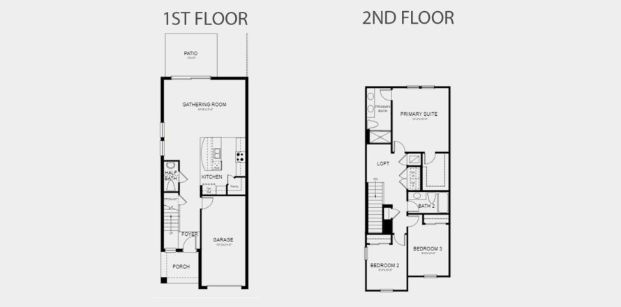 Townhouse in THE TOWNHOMES AT RIVER LANDING in Wesley Chapel, Florida 3 bedrooms, 144 sq.m. № 266510