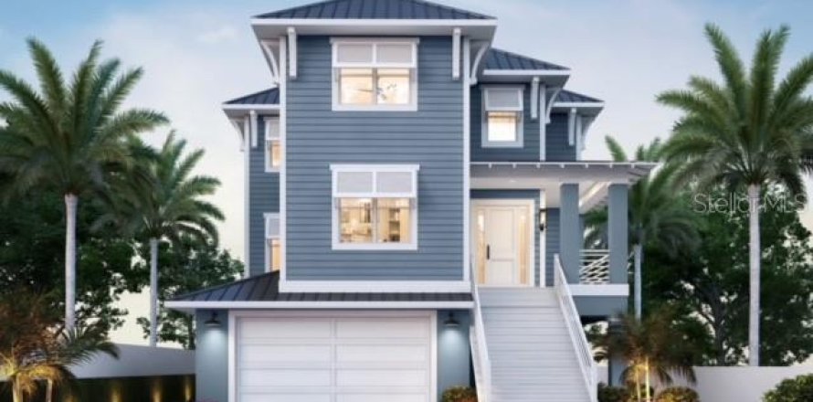 House in Treasure Island, Florida 4 bedrooms, 348.76 sq.m. № 2206342