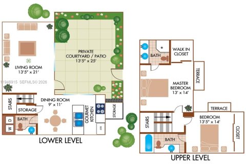 Townhouse in Plantation, Florida 2 bedrooms, 127.46 sq.m. № 2003080 - photo 11