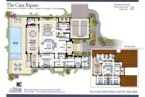 House in Sarasota, Florida 4 bedrooms, 327.29 sq.m. № 2211912 - photo 4