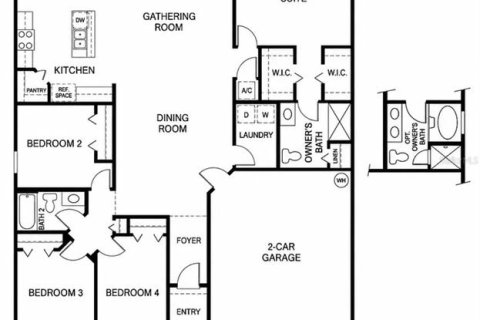 House in Elkton, Florida 4 bedrooms, 173.17 sq.m. № 2376842