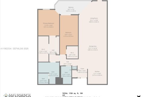 Condo in Key Biscayne, Florida, 2 bedrooms  № 2025030 - photo 3