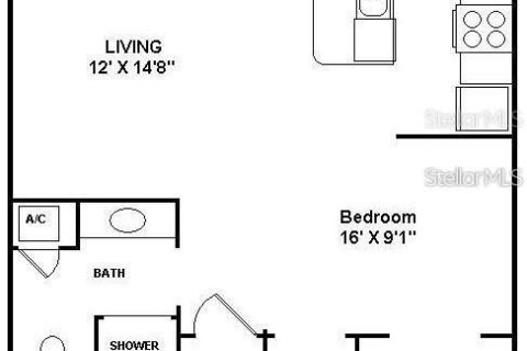 Condominio en venta en Orlando, Florida, 1 dormitorio, 38.18 m2 № 2227297 - foto 14