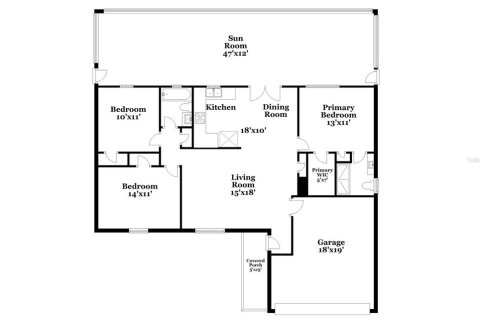 Casa en alquiler en Valrico, Florida, 3 dormitorios, 117.99 m2 № 1884270 - foto 15