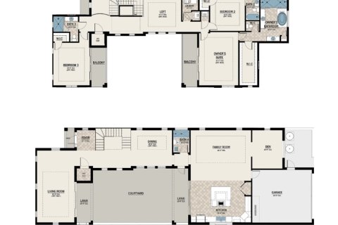 House floor plan «House», 3 bedrooms in Aqua by Medallion Home