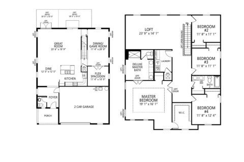 Планировка виллы или дома «House» 4 спальни в ЖК Mirada Premiere Series