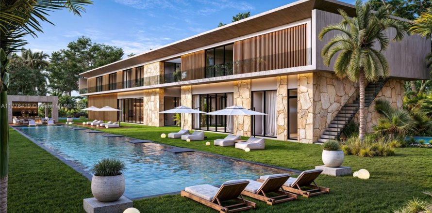 House in Miami, Florida 6 bedrooms, 1128.95 sq.m. № 1704619