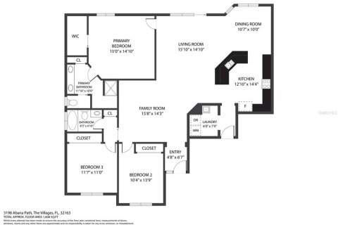 House in The Villages, Florida 3 bedrooms, 154.68 sq.m. № 1685224 - photo 30