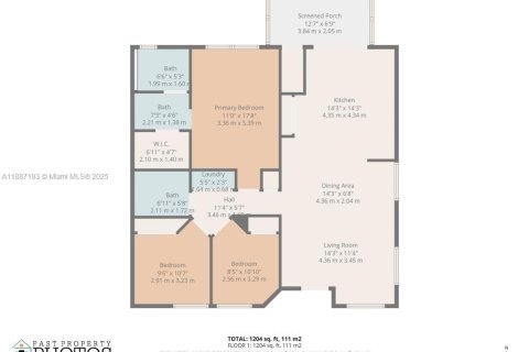 Купить виллу или дом в Пемброк-Пайнс, Флорида 3 спальни, 111.85м2, № 1932781 - фото 30