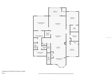 Condo in Saint Augustine, Florida, 3 bedrooms  № 2104105 - photo 18