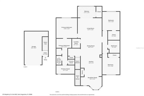 Condo in Saint Augustine, Florida, 3 bedrooms  № 2104105 - photo 15