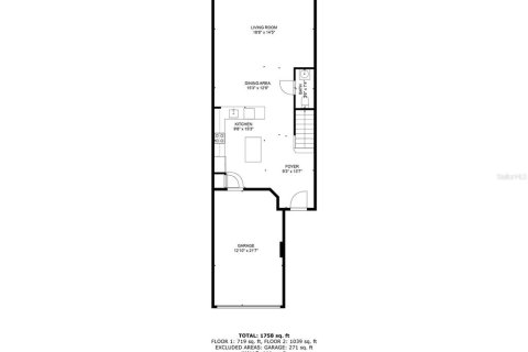 Townhouse in Orlando, Florida 3 bedrooms, 174.75 sq.m. № 1855562 - photo 5