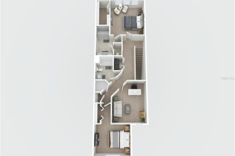Townhouse in Orlando, Florida 3 bedrooms, 174.75 sq.m. № 1855562 - photo 6