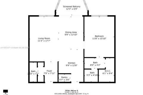 Condominio en venta en Hallandale Beach, Florida, 1 dormitorio, 78.97 m2 № 1874745 - foto 10