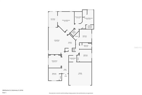 Villa ou maison à vendre à Kissimmee, Floride: 4 chambres, 180.32 m2 № 2356595 - photo 17
