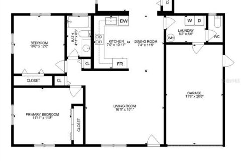 Villa ou maison à vendre à Cocoa, Floride: 2 chambres, 86.96 m2 № 1872832 - photo 3