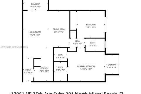 Condo in North Miami Beach, Florida, 2 bedrooms № 1989172 - photo 24