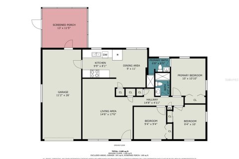 House in Tampa, Florida 3 bedrooms, 110.46 sq.m. № 2223047 - photo 27