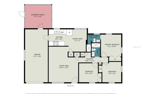 House in Tampa, Florida 3 bedrooms, 110.46 sq.m. № 2223047 - photo 28