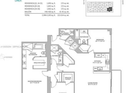 Купить кондоминиум в Майами, Флорида 3 спальни, 172.15м2, № 2065182 - фото 18