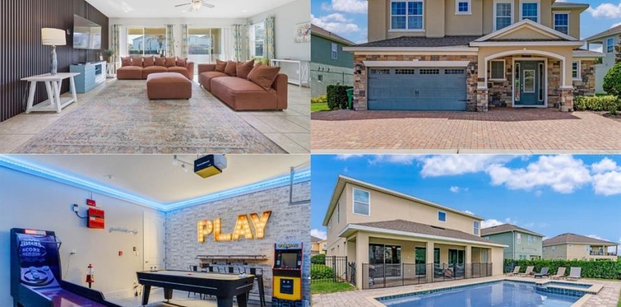 House in Kissimmee, Florida 9 bedrooms, 430.14 sq.m. № 2094452