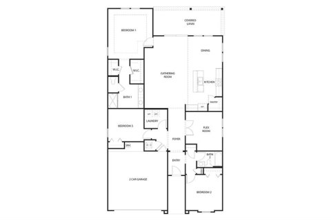 Купить виллу или дом в Палм-Кост, Флорида 3 комнаты, 184.5м2, № 1690597 - фото 2