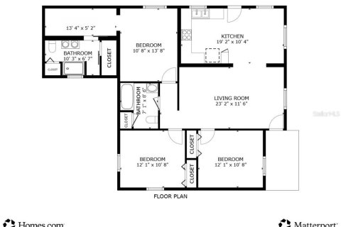 Villa ou maison à vendre à Tampa, Floride: 3 chambres, 113.9 m2 № 2284857 - photo 10