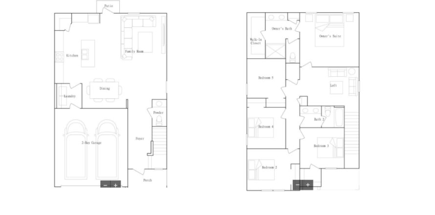 House in Preserve at LPGA - Legacy Collection in Daytona Beach, Florida 5 bedrooms, 206 sq.m. № 610001
