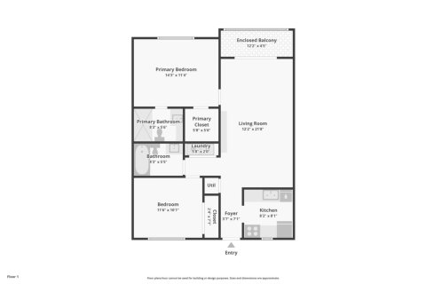 Condominio en alquiler en Lauderhill, Florida, 2 dormitorios, 87.42 m2 № 1172311 - foto 1