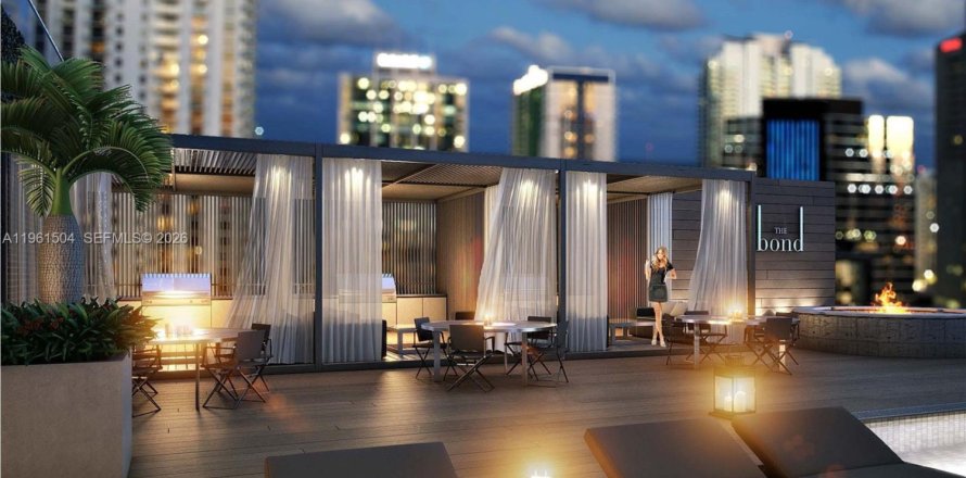 Condominio en Miami, Florida, 1 dormitorio  № 2023386