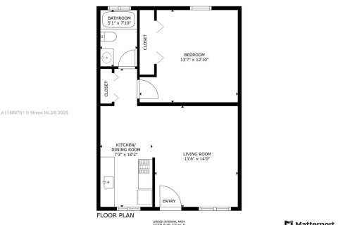 Apartamento en alquiler en Hialeah, Florida, 1 dormitorio, 2297.66 m2 № 1939179 - foto 9